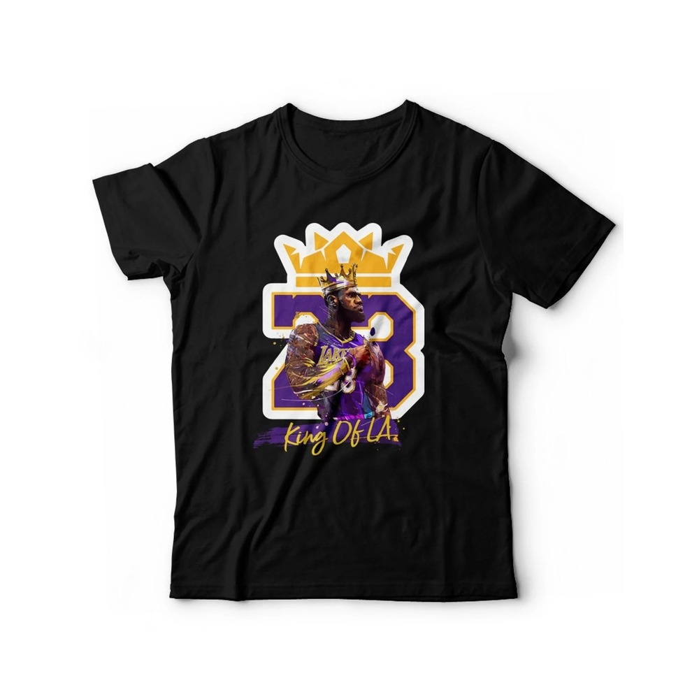 King Lebron T-Shirt - Lebron 23 King Of Basketball T-Shirt